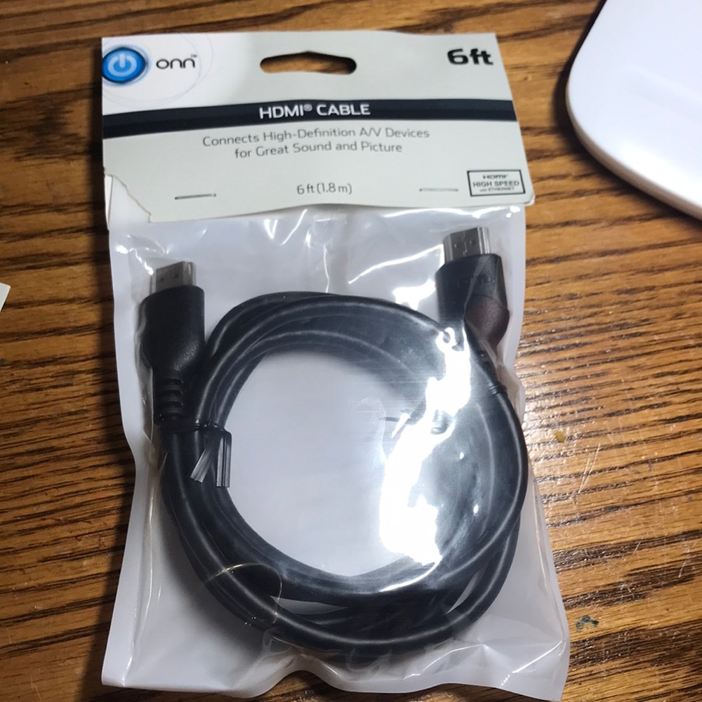 HDMI CABLE 6 ft high definition